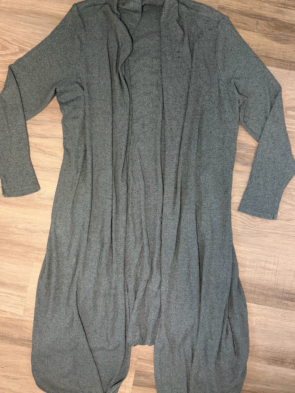 Lisa Rinna Collection Open-Front Long Cardigan